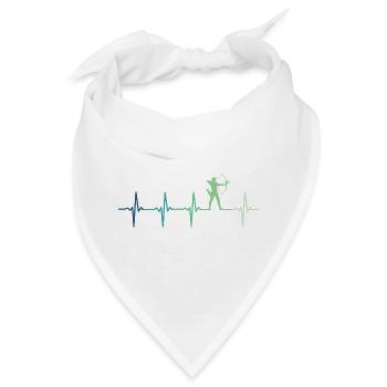 Bogenschießen Bogenschießen Herzschlag - Bandana - Weiß - Vorne