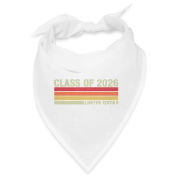 Class of 2026 - Schulabschluss - Bandana - Weiß - Vorne