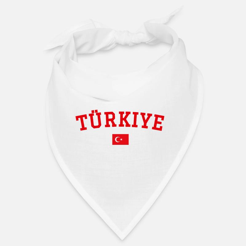 Turkey Flag Design Red Bandana