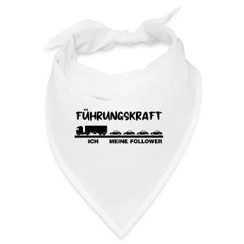 Ich und meine Anhänger lustiges LKW-Fahrer Führung - Bandana - Weiß - Vorne