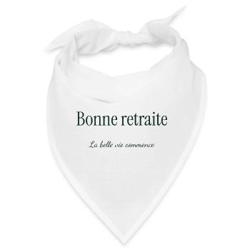 RUHESTAND. RUHESTAND. PENSIONIERT. RUHESTAND - Bandana - Weiß - Vorne