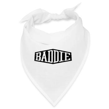 Baddie böses Mädchen - Bandana - Weiß - Vorne