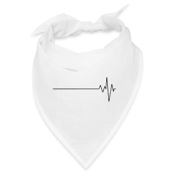 Beat Line - Bandana - Weiß - Vorne