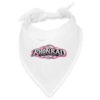 Rhönrai Sportlogo: Leidenschaft & Kraft - Bandana - Weiß - Vorne