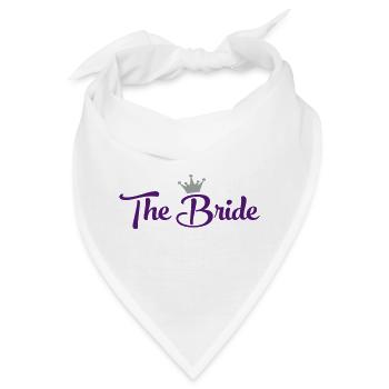 braut - Bandana - Weiß - Vorne