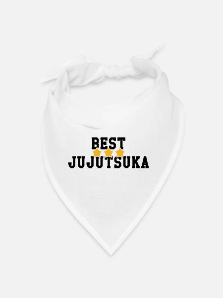Jujutsu / Ju-jitsu / Jūjutsu / Kampfkünste / Kampf - Bandana - Weiß - Vorne