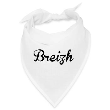 Breizh - Bretagne - Bandana - Weiß - Vorne