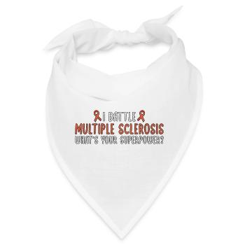 Multiple Sklerose MS Awareness Day - Bandana - Weiß - Vorne