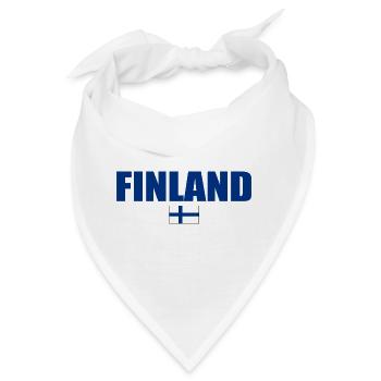 Finnland - Bandana - Weiß - Vorne