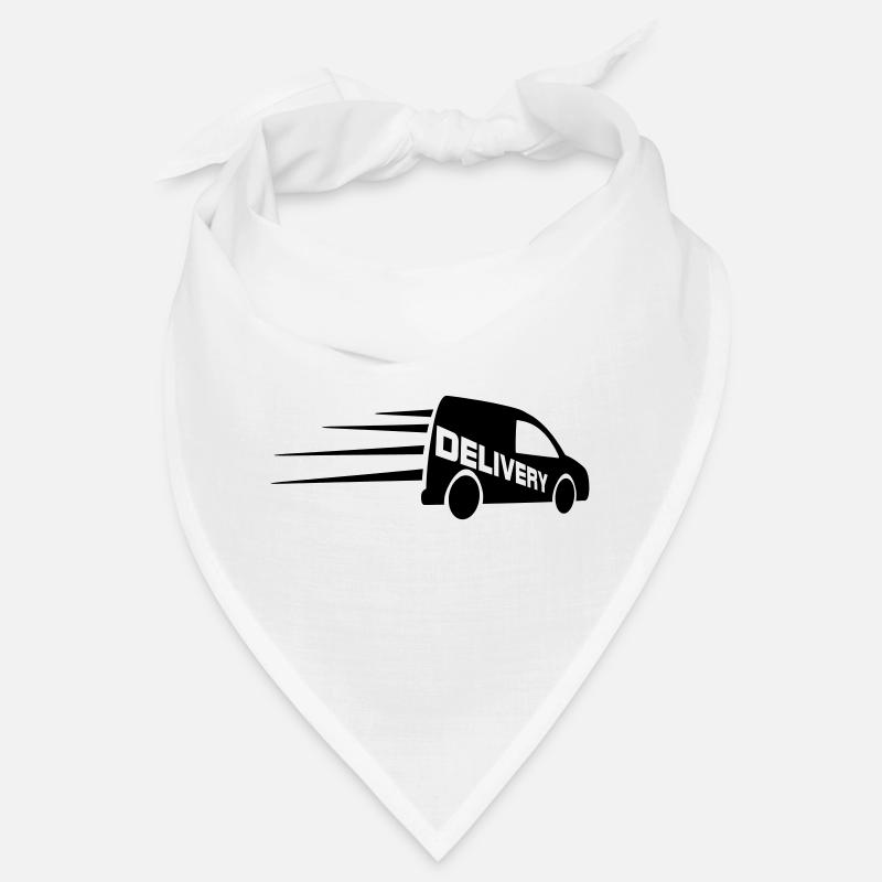Logo de fourgonnette avec texte découpé Bandana