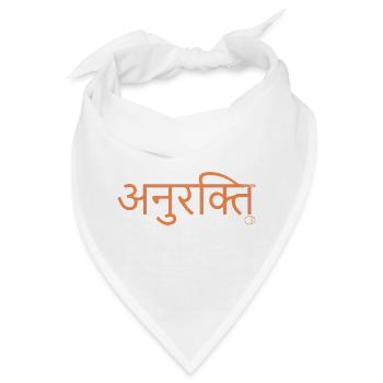 sanskrit love by CD - Bandana - Weiß - Vorne