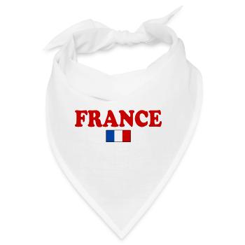 France - Bandana - Weiß - Vorne