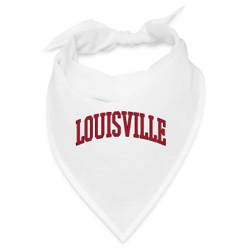 Louisville Varsity Arch - Bandana - Weiß - Vorne
