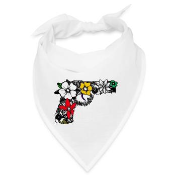 Waffe - Bandana - Weiß - Vorne