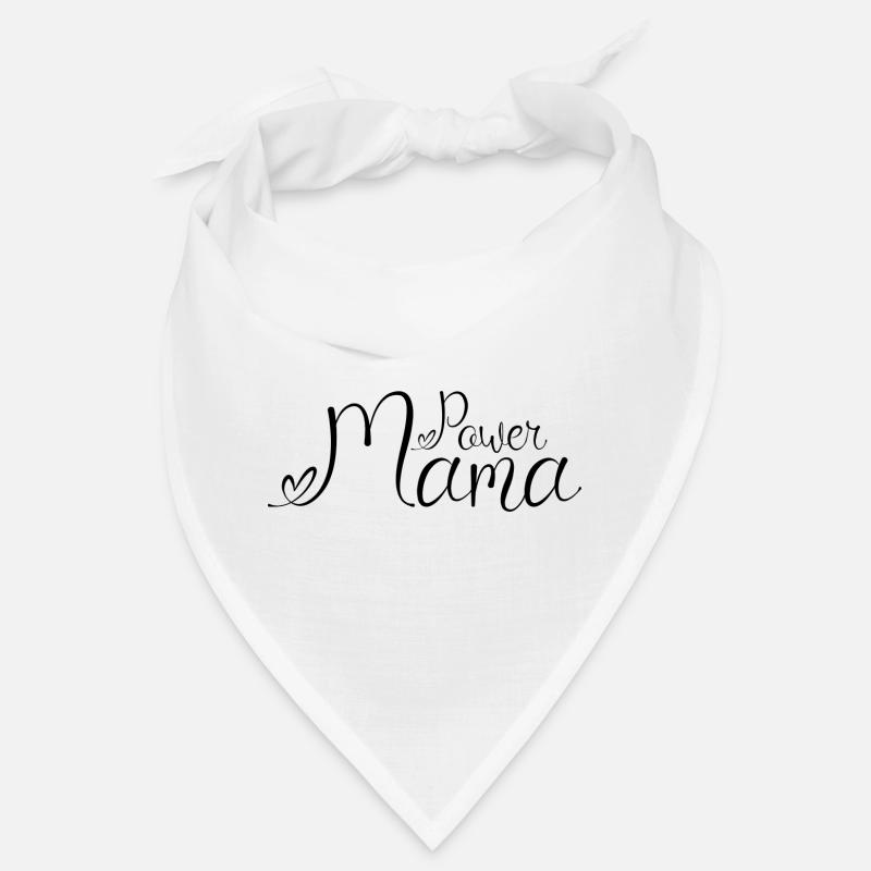 Power Mama Black Bandana