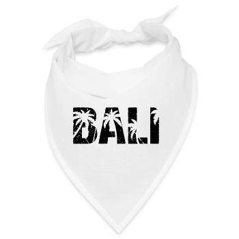 Bali Palmen Indonesien Insel Bali - Bandana - Weiß - Vorne