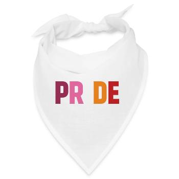 Lesbischer Stolz - Bandana - Weiß - Vorne