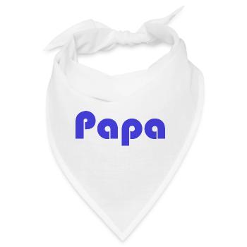 OPA. VATERTAG. ALLES GUTE ZUM GEBURTSTAG OPA. ICH LIEBE DICH. - Bandana - Weiß - Vorne