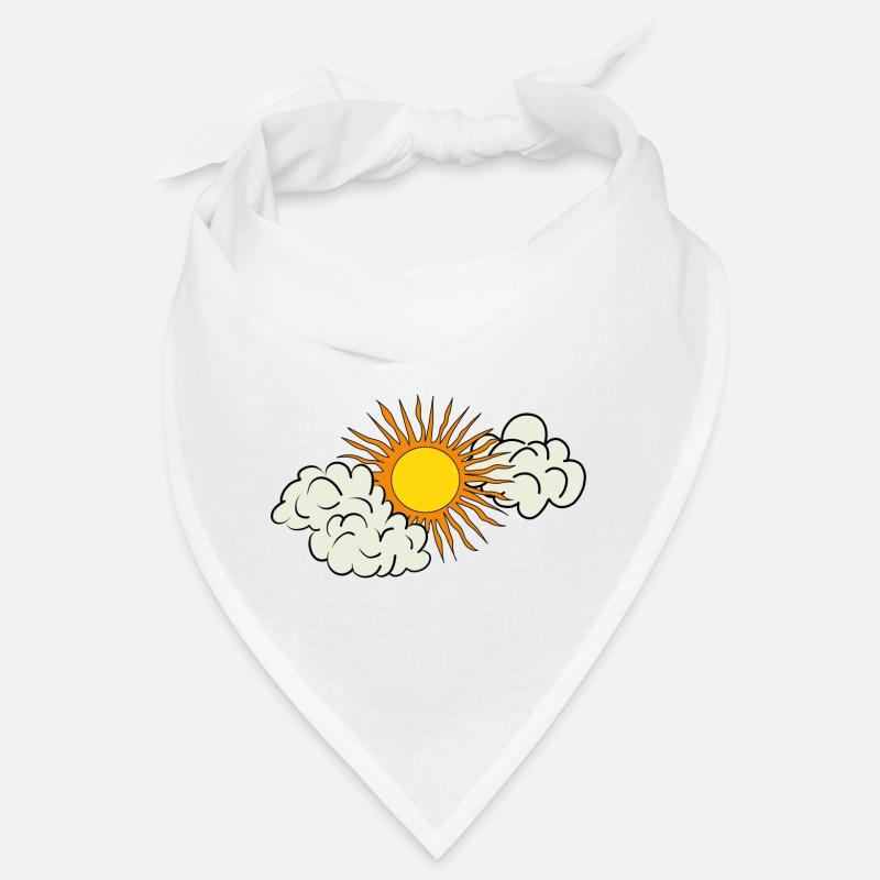 Sun Clouds Retrostyle Bandana