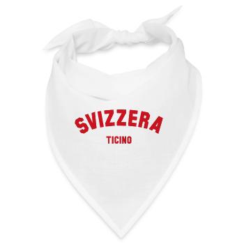 TICINO Svizzera Switzerland Schweiz - Bandana - Weiß - Vorne