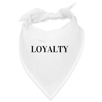 Loyalty - Bandana - Weiß - Vorne