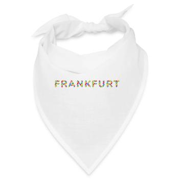 Frankfurt T-Shirt – Skyline Liebe - Bandana - Weiß - Vorne