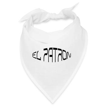 El Patron – Der Macher Look - Bandana - Weiß - Vorne