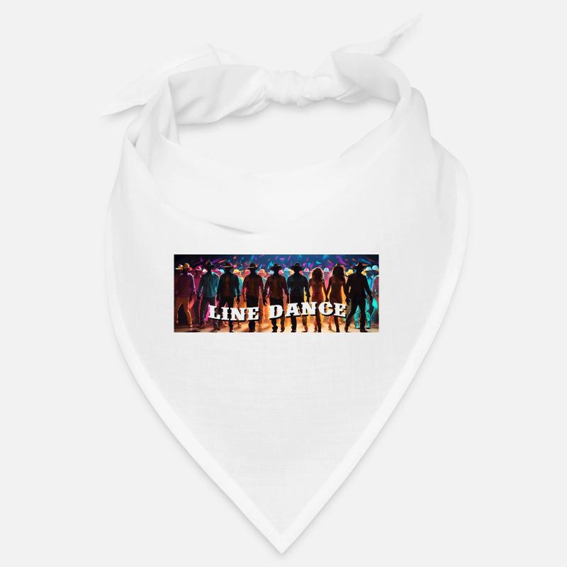 Line dance group dancing Bandana