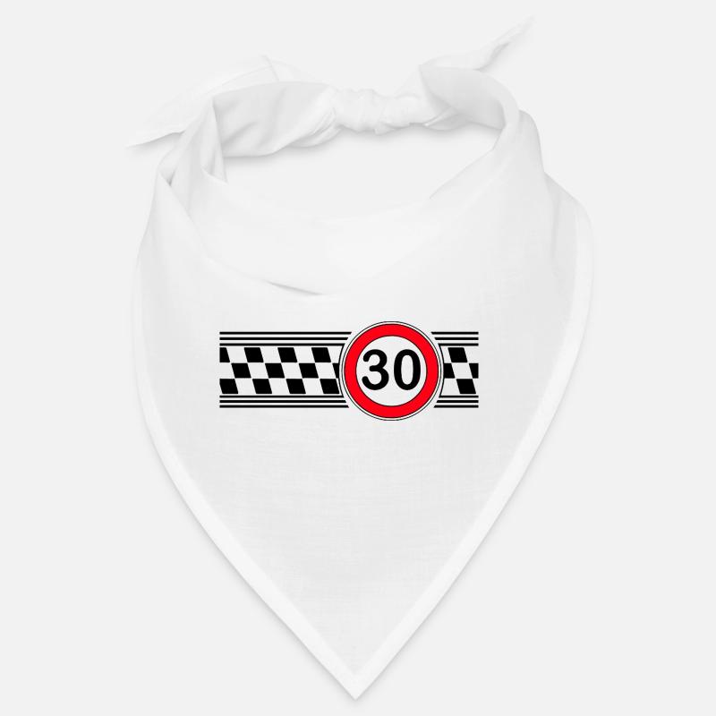 30e anniversaire du drapeau de course Bandana