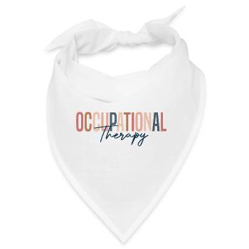 Ergotherapie Shirt, Ergotherapie - Bandana - Weiß - Vorne
