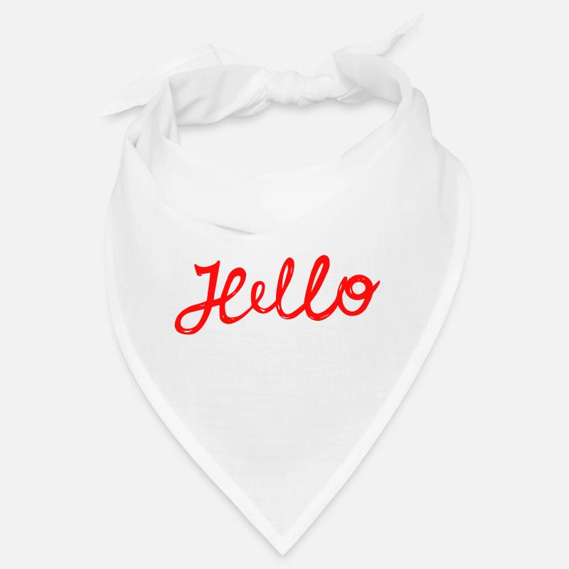 Hello Greeting Bandana