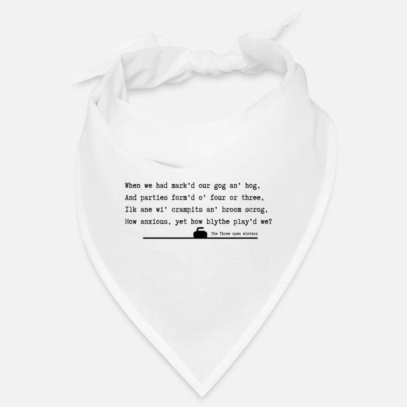 Three open winters - Bandana - white