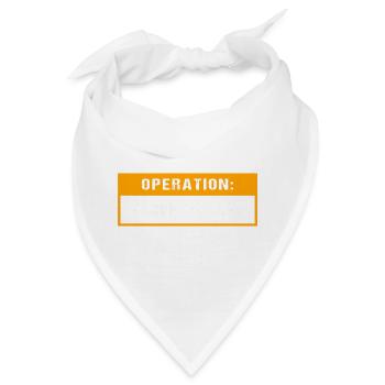 Kaufrausch Cyber Monday - Bandana - Weiß - Vorne