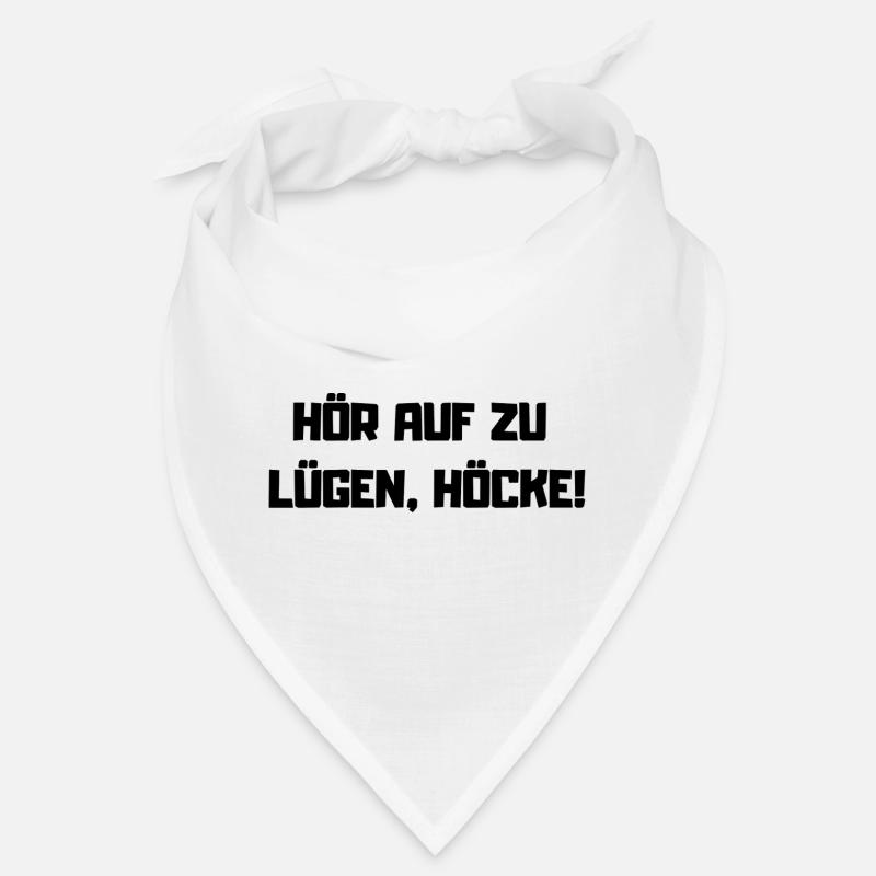 Stop Lying – Protest Slogan against AfD Bandana