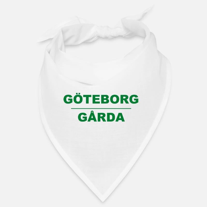 Göteborg Gårda – Design vert-noir Bandana