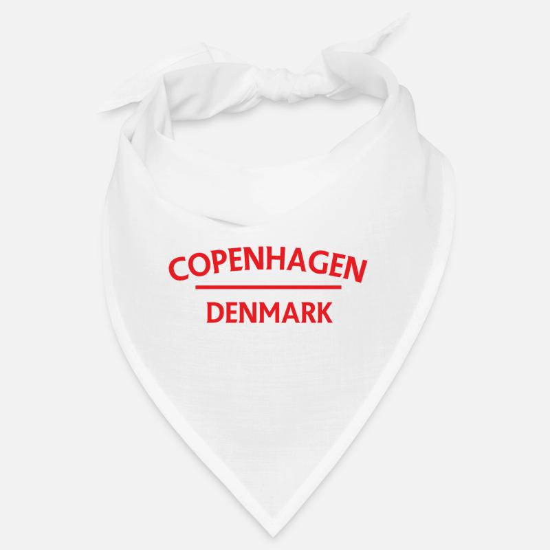 Copenhague – Danemark Textdesign Bandana