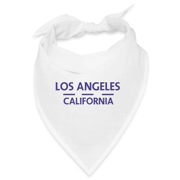 Los Angeles, Kalifornien - Bandana - Weiß - Vorne