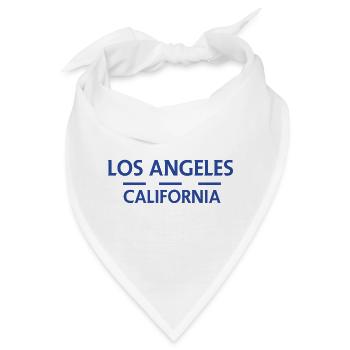 Los Angeles, Kalifornien - Bandana - Weiß - Vorne