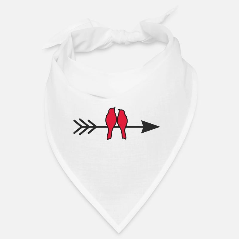 birds in love Bandana