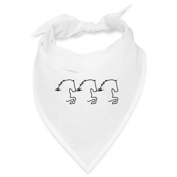 Tölter Trio - Bandana - Weiß - Vorne