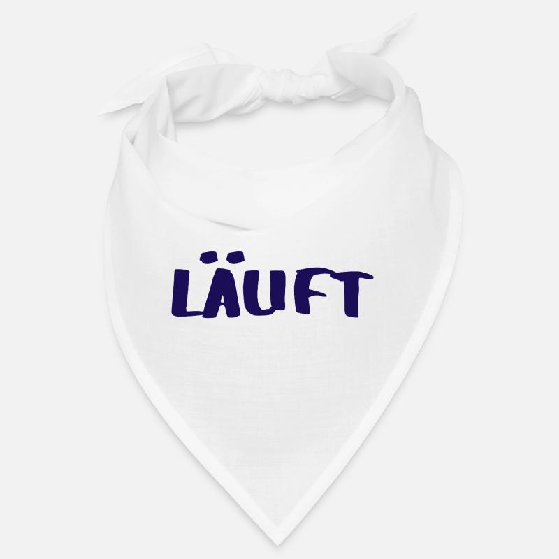 LÄUFT - positives Denken - Statement Bandana