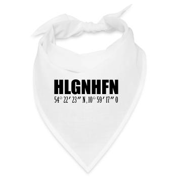 Koordinaten von Heiligenhafen - Bandana - Weiß - Vorne