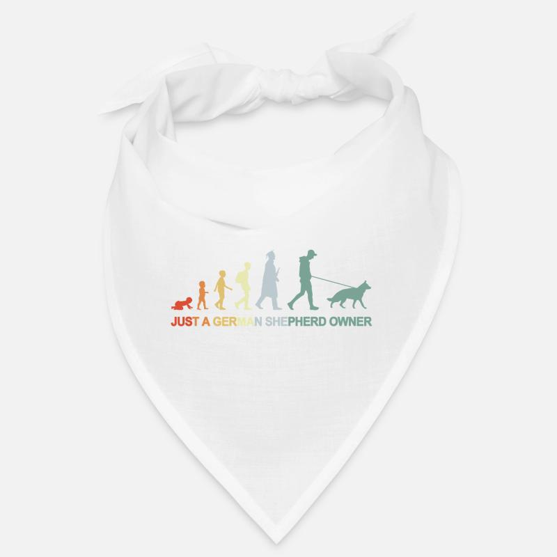 Evolution Schäferhund Besitzer Bandana
