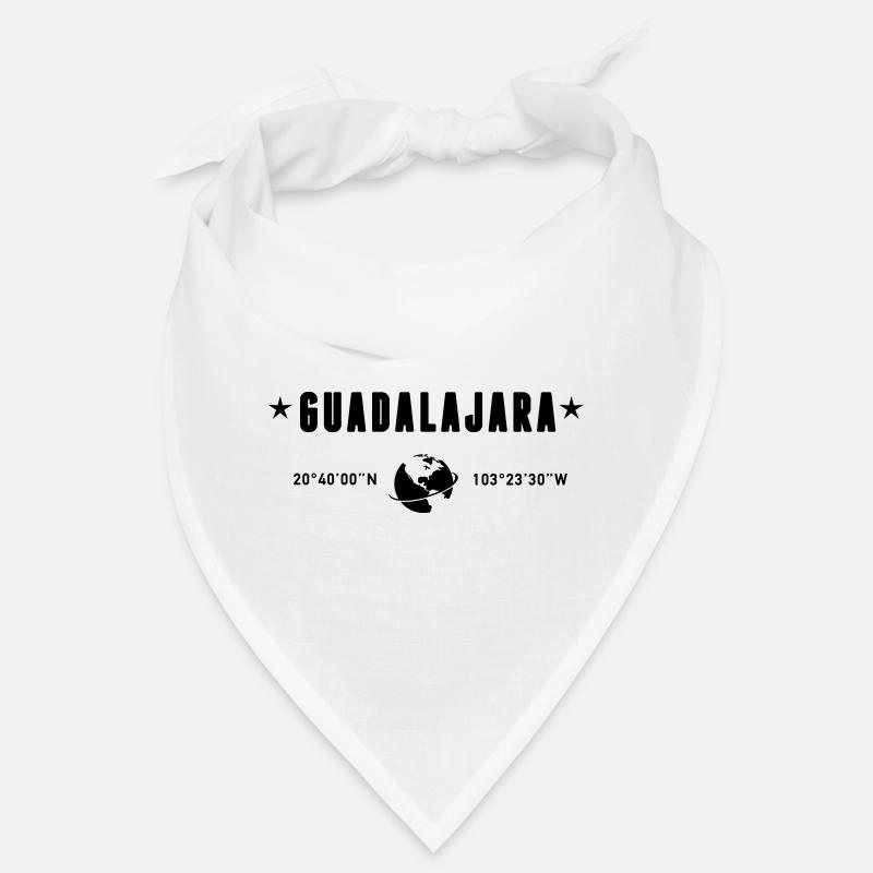 Guadalajara Mexico Coordinates Planet Earth Bandana