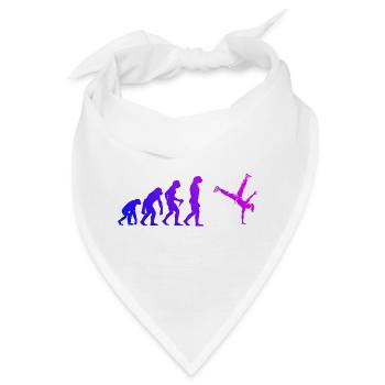 Geschenkidee für eine Dance-Fanin mit Hip-Hop-Tanz - Bandana - Weiß - Vorne