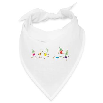 Botaniker - Bandana - Weiß - Vorne