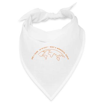 for a wonderful - Bandana - Weiß - Vorne