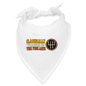 Klassisch geschaltet - Bandana - Weiß - Vorne