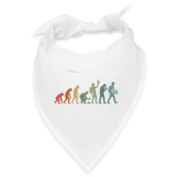  Vintage-Geologie, Edelsteinsammler, Gestein- und - Bandana - Weiß - Vorne