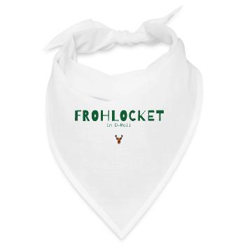 Frohlocket in D-Moll – Musikalisches Weihnachten - Bandana - Weiß - Vorne